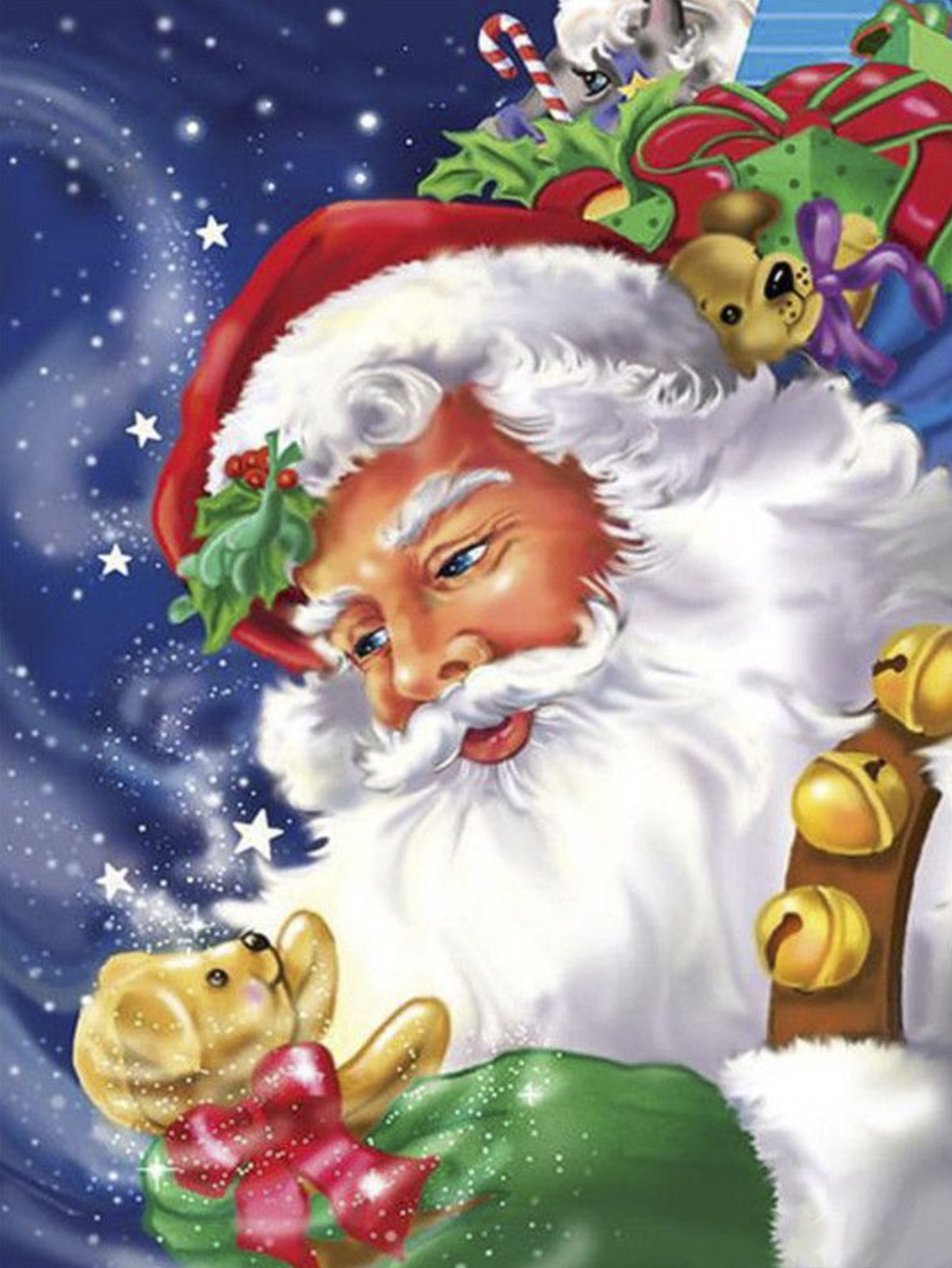 Картина по номерам "Санта" 40x50 см (РНК-314)