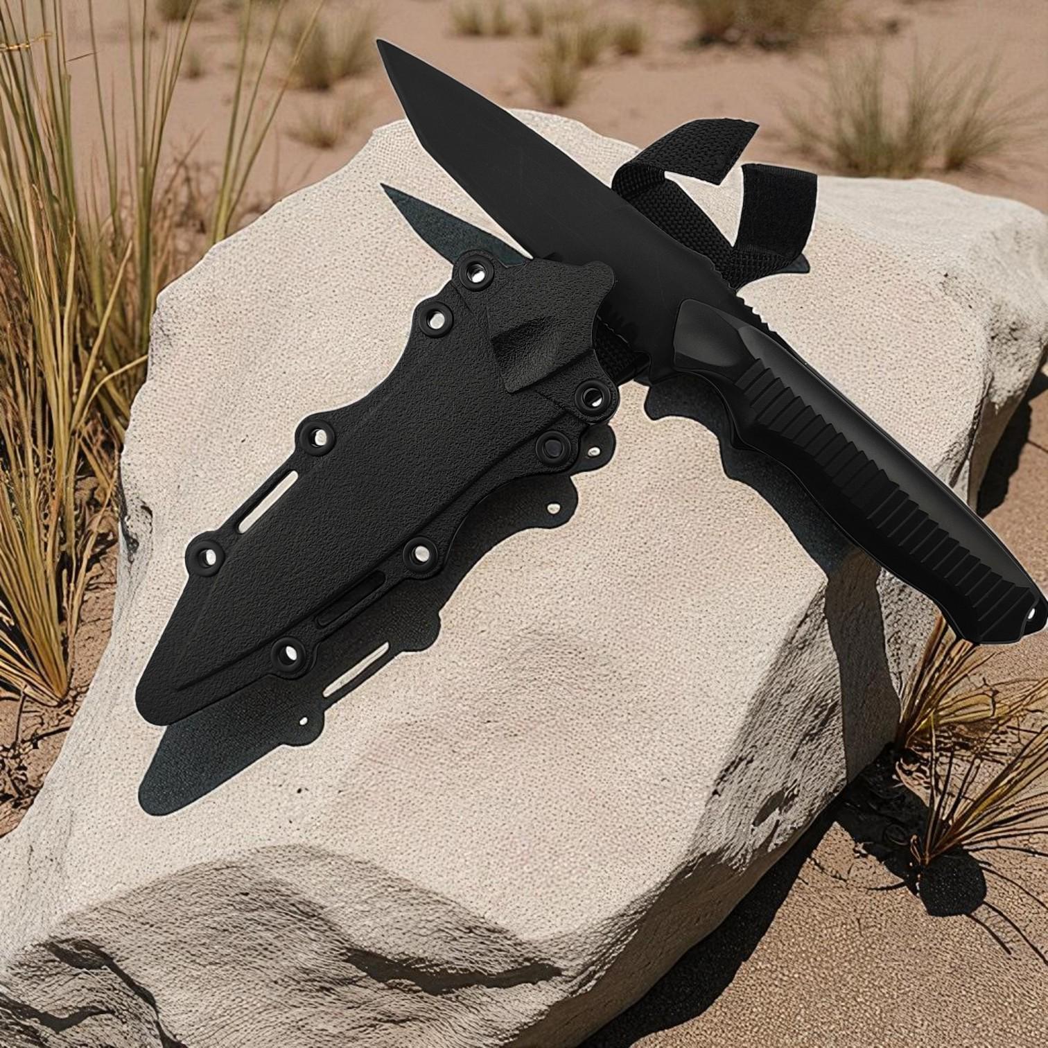 Нож охотничий тренировочный GDragon Sport Черный (141_5_0_1) - фото 19 Нож охотничий тренировочный GDragon Sport Черный (141_5_0_1) - фото 19