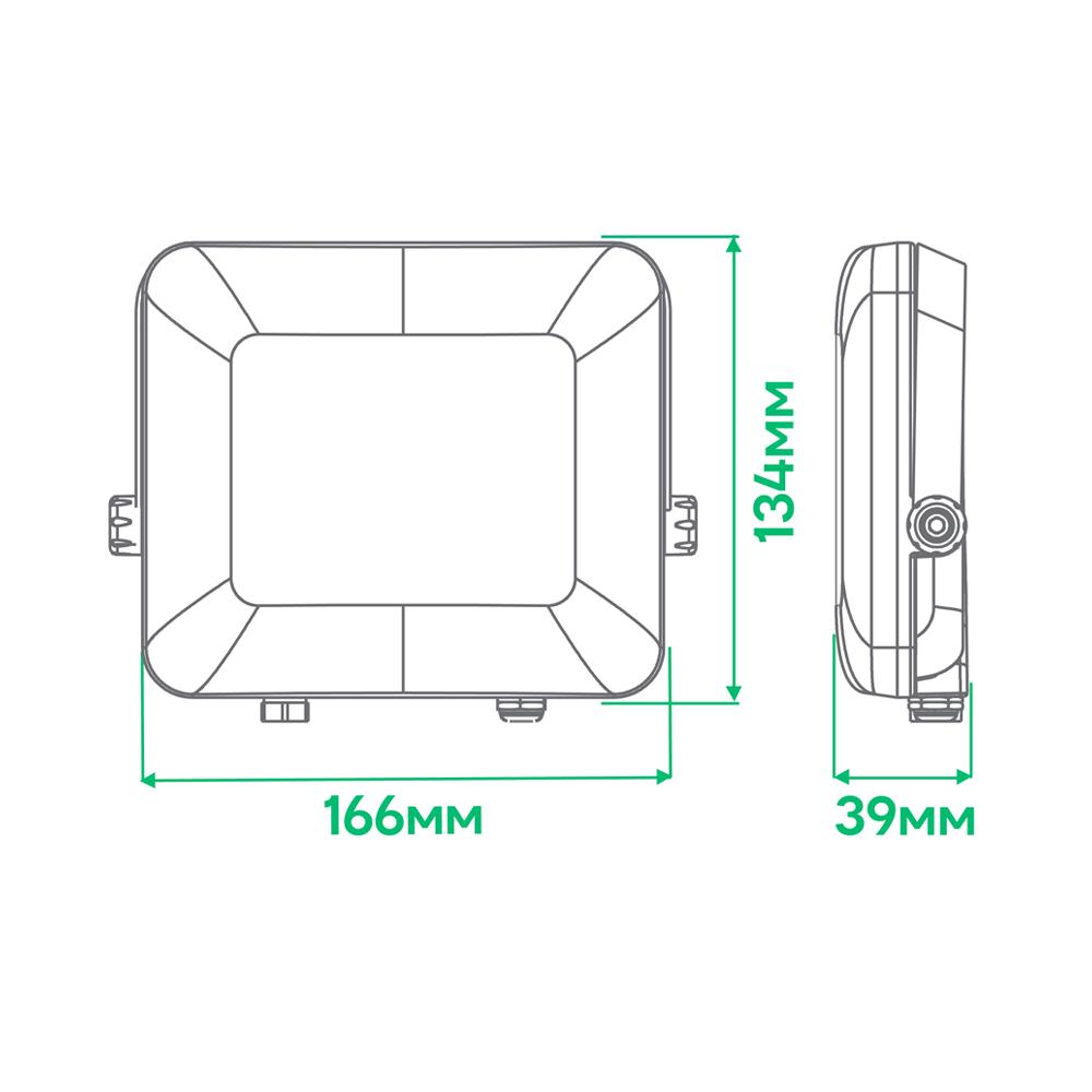 Светодиодный прожектор ARDERO LL-4030ARD PRO 30W 3000Lm 6500K - фото 4