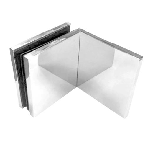 Коннектор Giff Glass Premio MILANO 90° стена-стекло Хром полированный (25233378)