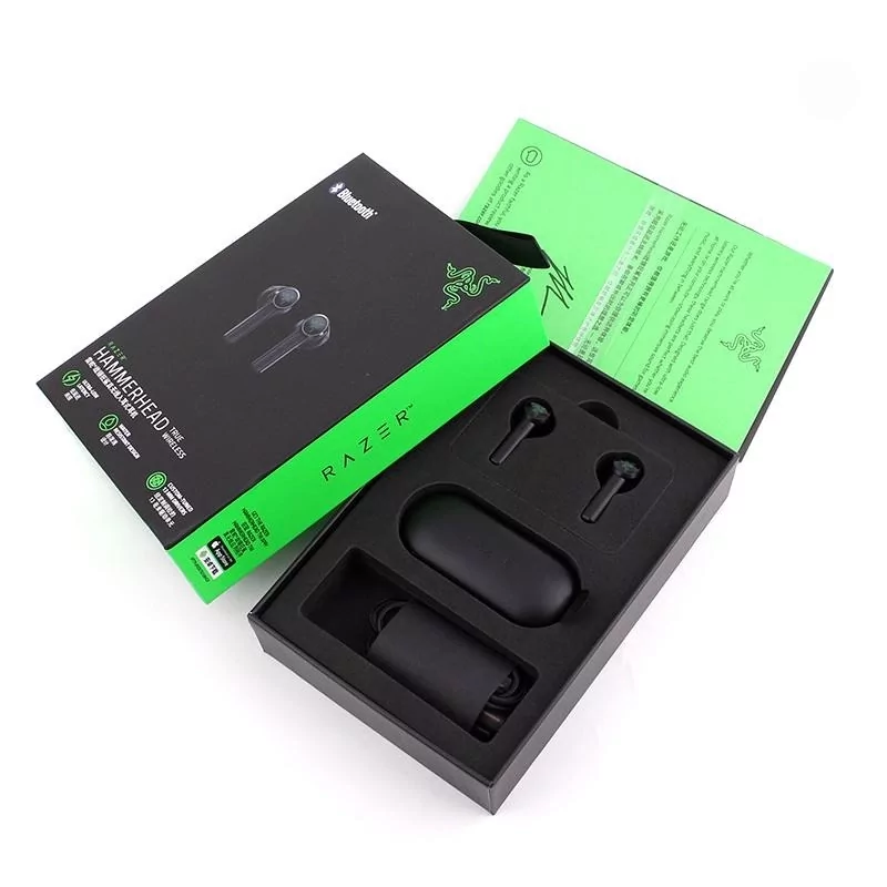 Наушники беспроводные Razer Hammerhead True WL Mic Bluetooth Black (10198850) - фото 4 Наушники беспроводные Razer Hammerhead True WL Mic Bluetooth Black (10198850) - фото 4