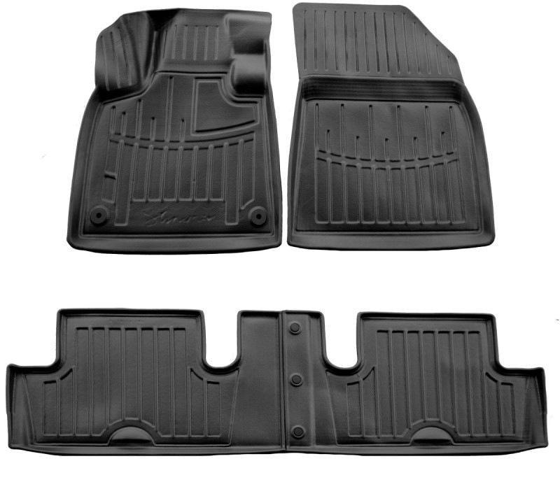 Коврики Stingray 3D Stingray для Citroen C-4 Picasso 2013-2022 гг. полиуретан Черный