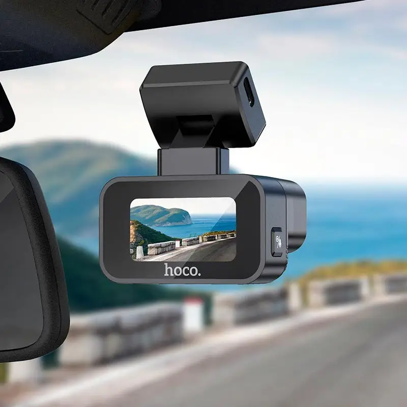Видеорегистратор Hoco DV10 Mini Screen Dashcam Black - фото 7 Видеорегистратор Hoco DV10 Mini Screen Dashcam Black - фото 7