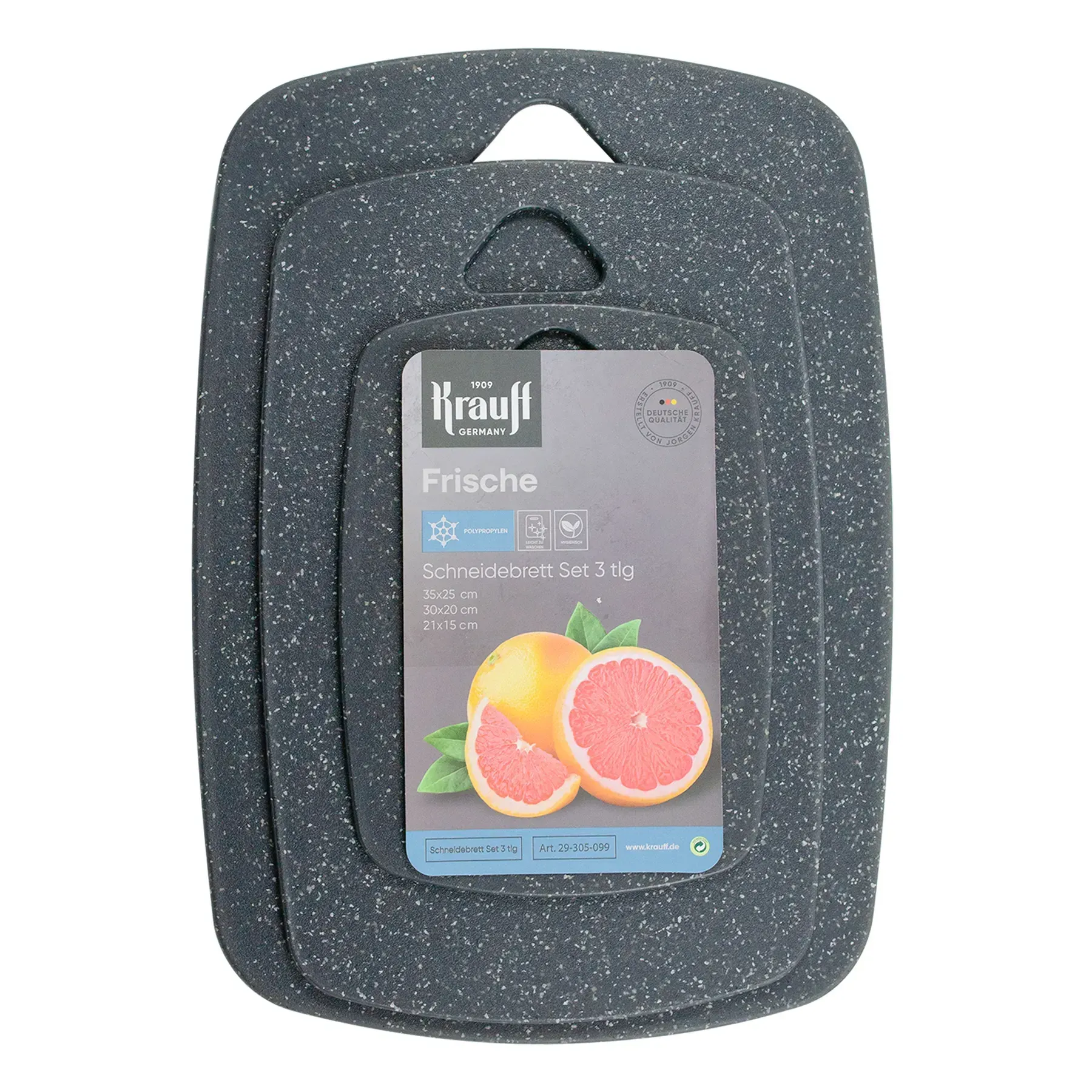 Набір контейнерів для зберігання Krauff з кришками з обробною дошкою Krauff (55-333-351) - фото 11 Набір контейнерів для зберігання Krauff з кришками з обробною дошкою Krauff (55-333-351) - фото 11