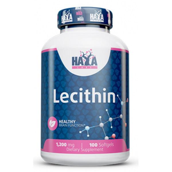 Лецитин Haya Labs Lecithin 1200 mg 100 Softgels