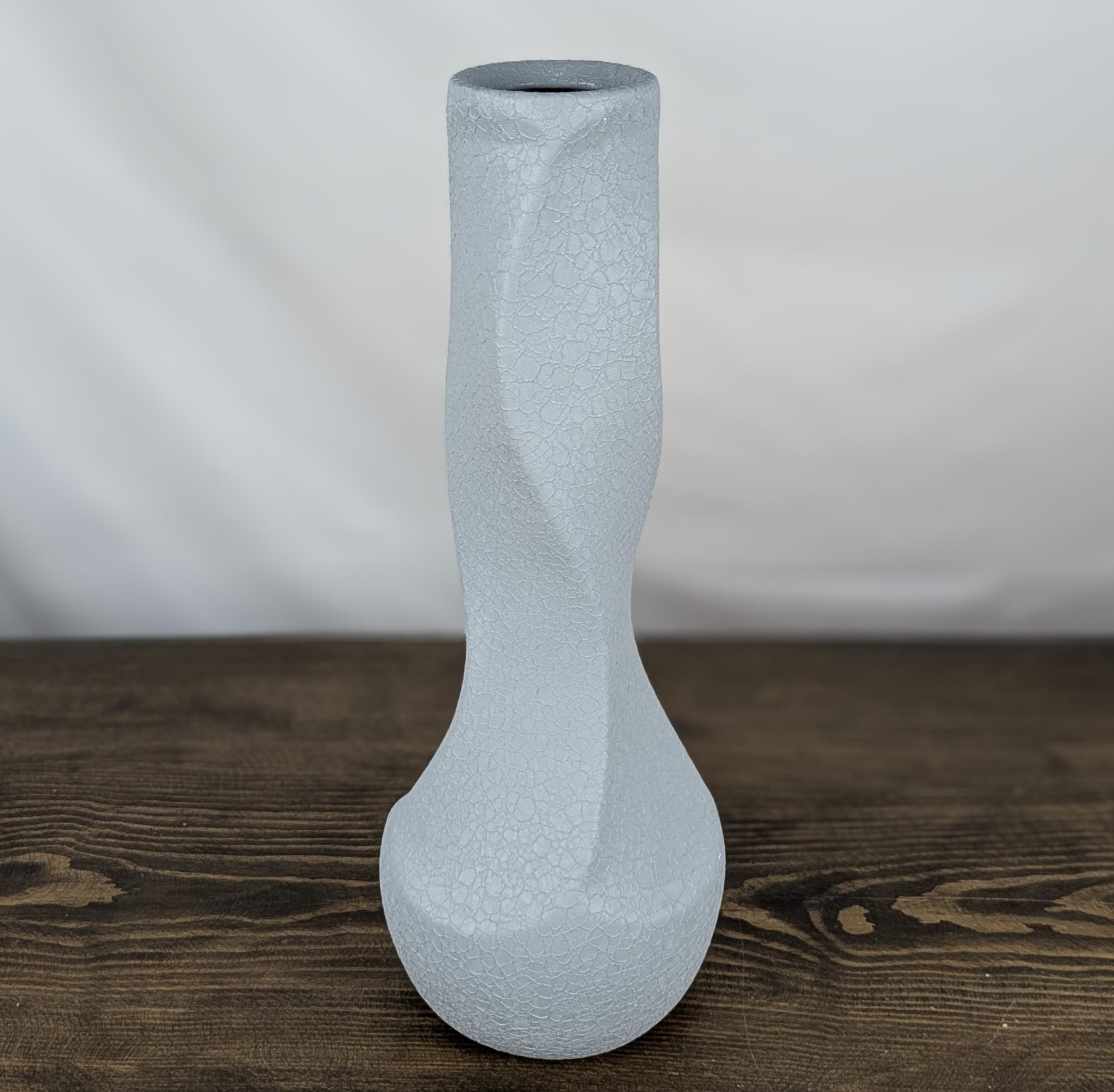 Ваза Nana ceramics Самбука шовк 42 см Серый