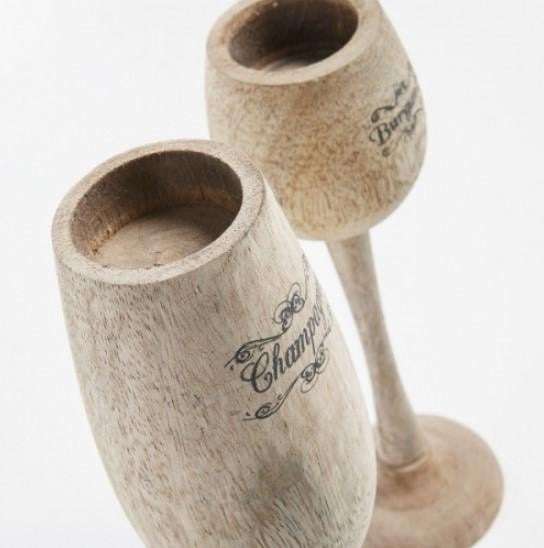 Набор из 2-х подсвечников LaForma Lavis Бежевый (AA0930M00) - фото 2 Набор из 2-х подсвечников LaForma Lavis Бежевый (AA0930M00) - фото 2