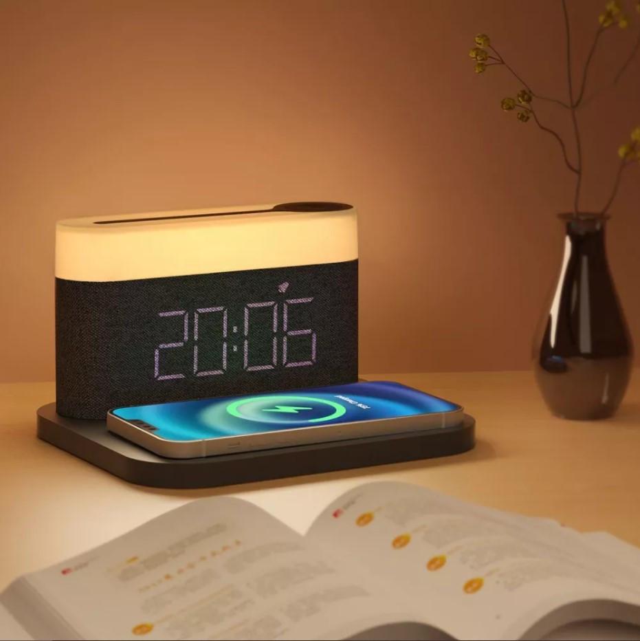 Лампа с беспроводной зарядкой Proove с часами и будильником - фото 7 Лампа с беспроводной зарядкой Proove с часами и будильником - фото 7