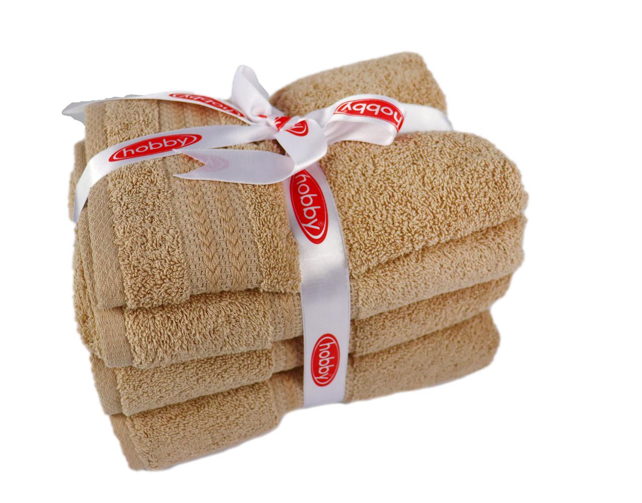 Набір рушників Rainbow Beg 3 шт. 500г/м2 Бежевий - фото 2 Набір рушників Rainbow Beg 3 шт. 500г/м2 Бежевий - фото 2