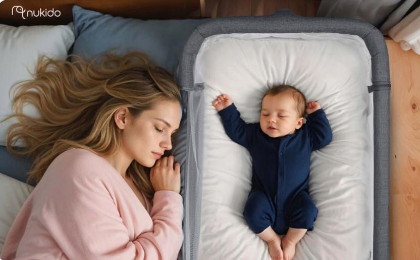 Кровать детская с крепежными ремнями и регулировкой высоты - фото 3