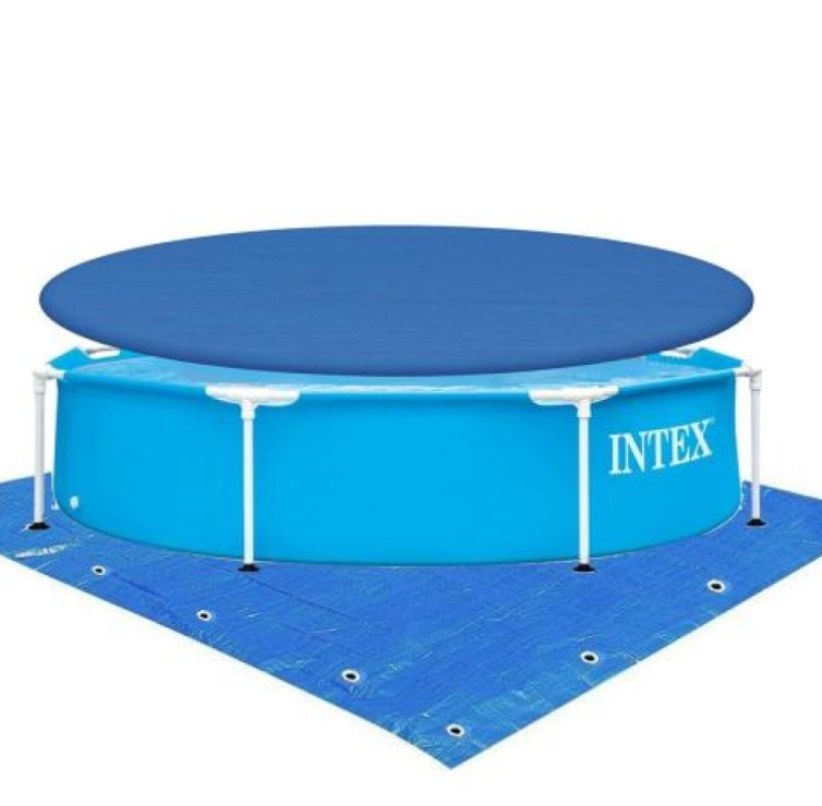 Бассейн каркасный Intex 244 x 51 см чаша/тент/подстилка (28205-2)