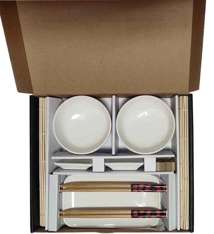 Набор для суши Bergner Foodies Japan 12 пр. фарфор Белый (BGMP-11010) - фото 2 Набор для суши Bergner Foodies Japan 12 пр. фарфор Белый (BGMP-11010) - фото 2