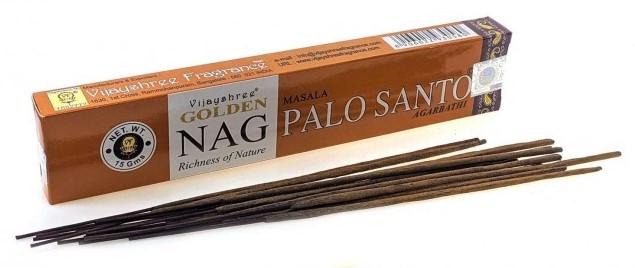 Аромапалочки Vijayshree Golden Nag Palo Santo 15 г (К33924)