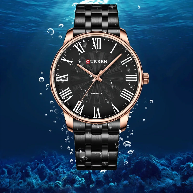 Наручные часы Curren 8422 Black/Gold - фото 4 Наручные часы Curren 8422 Black/Gold - фото 4