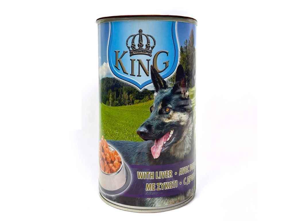 Корм для собак консервированный KING DOG печень 415 г (1085406)