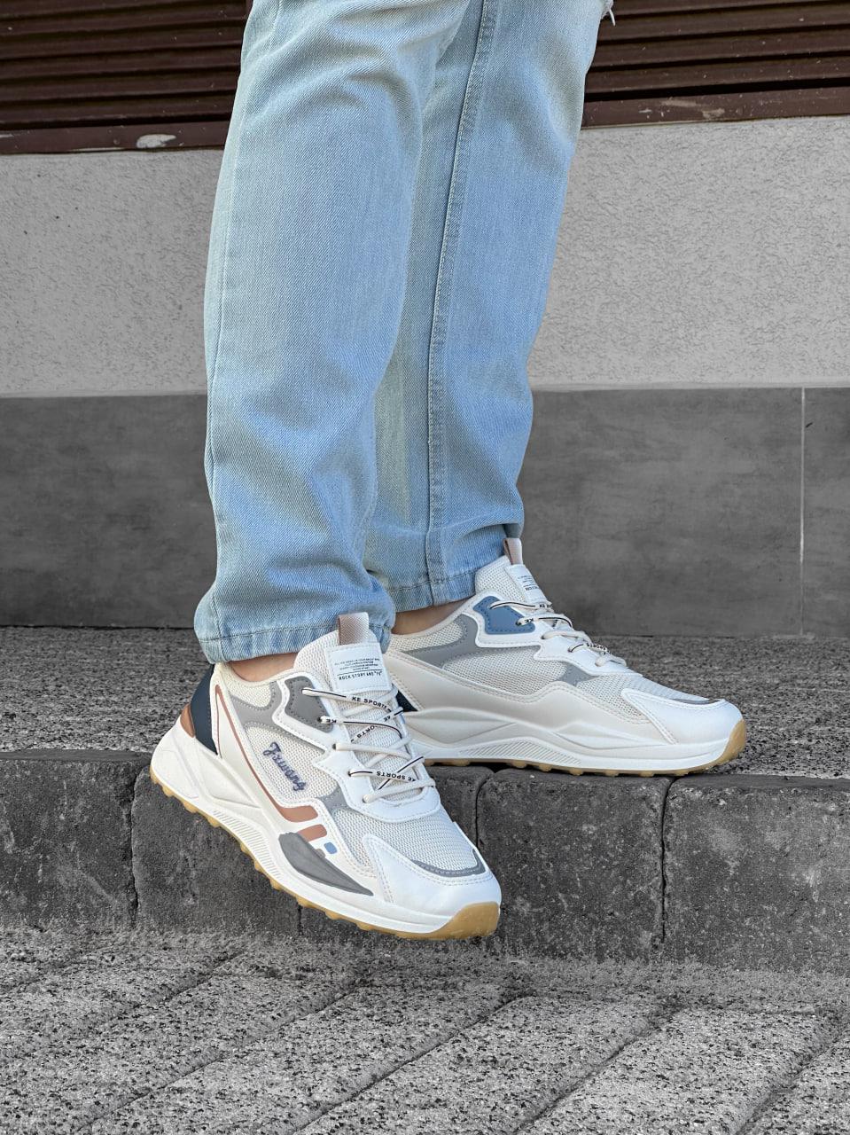 Кросівки чоловічі Xifa р. 42 Бежевий (H11-1) - фото 7