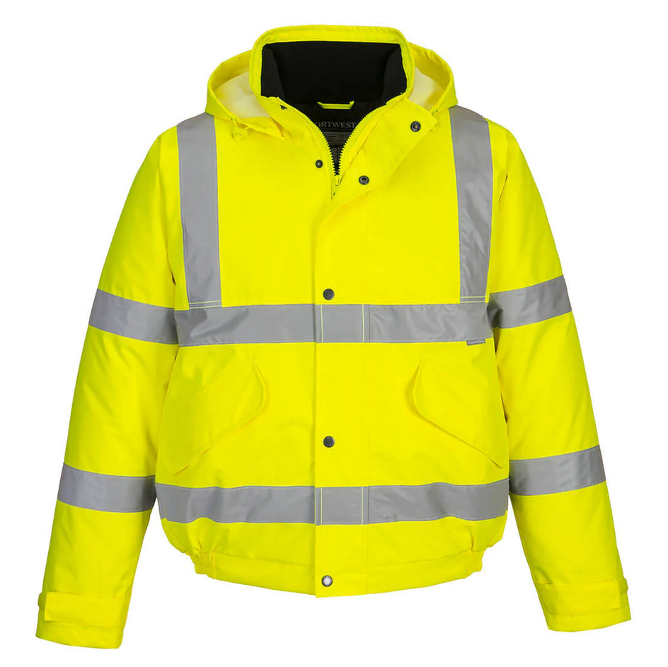 Куртка-бомбер сигнальная утепленная PORTWEST S463 Hi Vis Bomber Jacket XXL Желтый (S463YERXXL)