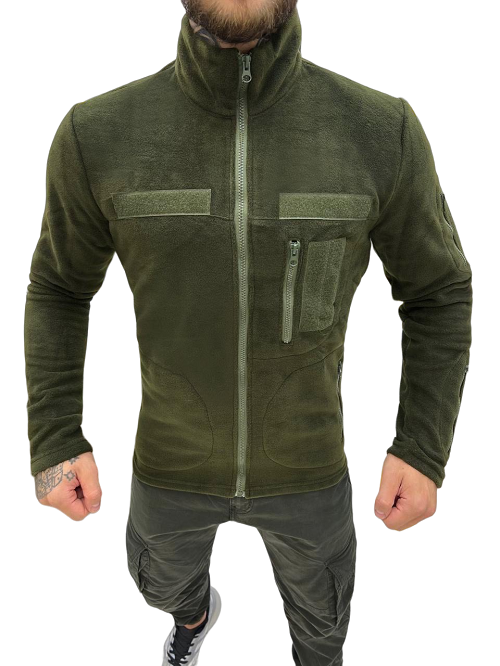 Кофта флісова 204174 M Олива