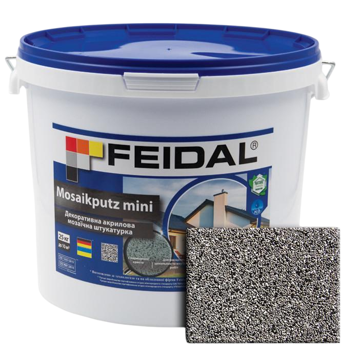 Штукатурка декоративна акрилова мозаїчна Feidal Mosaikputz mini А17 15 кг (1886455529)