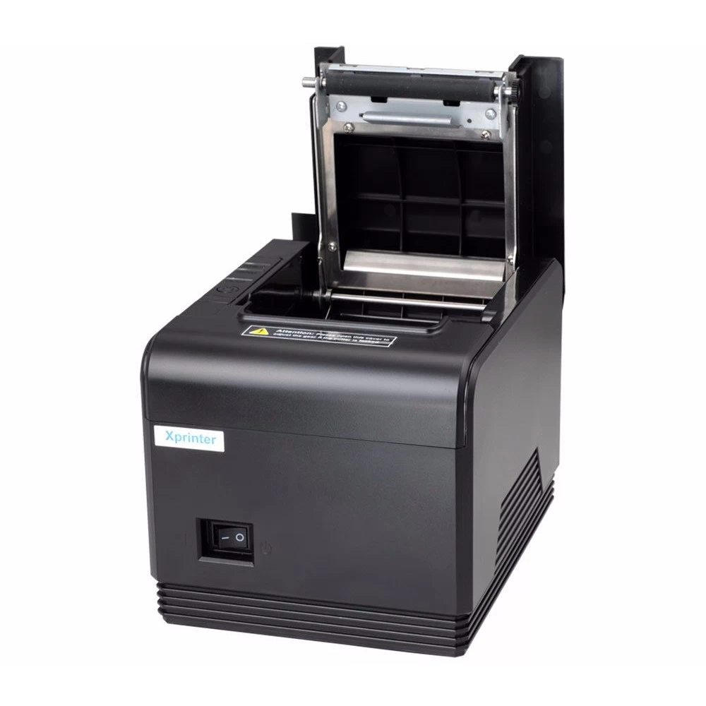 Термопринтер для друку чеків портативний Xprinter XP-Q800 300 мм/s USB/Serial/Lan 80 ммBlack (579373) - фото 3