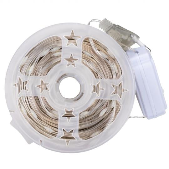 Гирлянда-роса Феерия 800 LED из ПВХ от электросети 100 м Холодный белый (150-81-9133-041) - фото 4