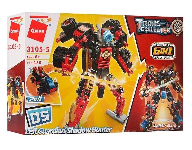 Конструктор Qman Трансформеры Left Guardian-Shadow Hunter 150 дет.