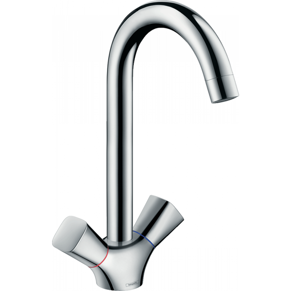 Смеситель для кухни Hansgrohe LOGIS 71280000 двухвентильный Хром (125234)