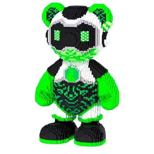 Конструктор Magic Blocks Bearbrick Робот 40 см 3031 деталь (14593371)