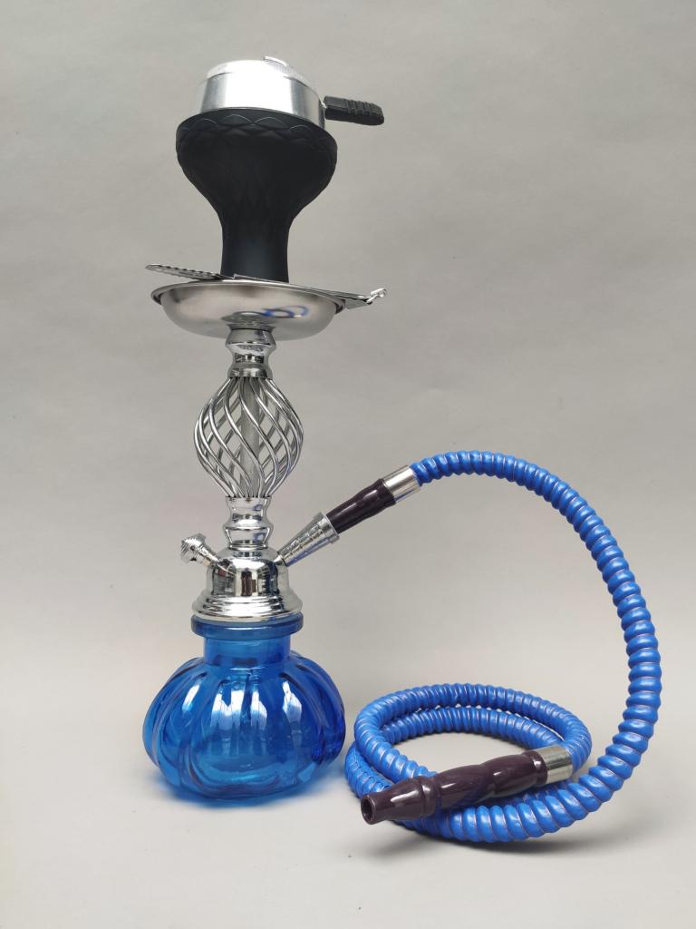 Кальян Hookah Dinar Plus на 1 персону 30 см Blue