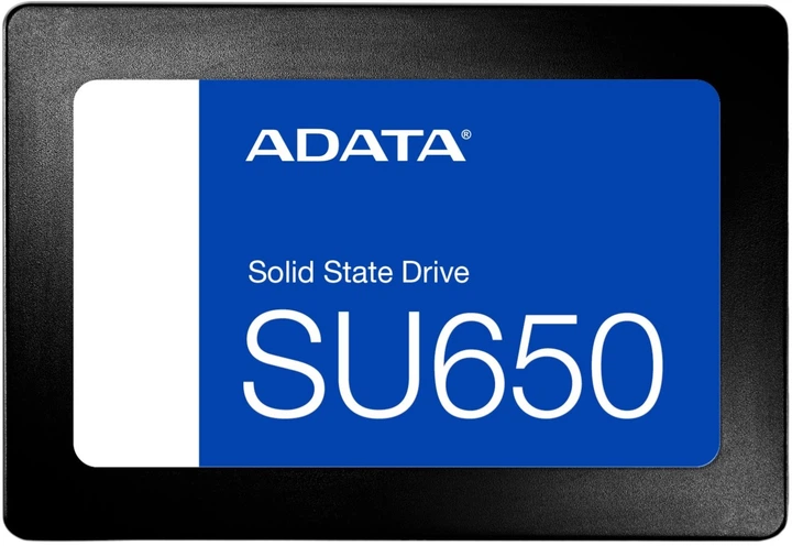 Накопичувач SSD ADATA Ultimate SU650 960 GB 2.5" SATA III 3D NAND (KST-ASU650SS-960GT-R) Накопичувач SSD ADATA Ultimate SU650 960 GB 2.5" SATA III 3D NAND (KST-ASU650SS-960GT-R)