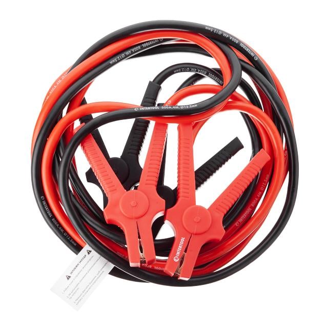 Пусковые провода Intertool 800 А 4 м до -40 °C чехол (AT-3050)