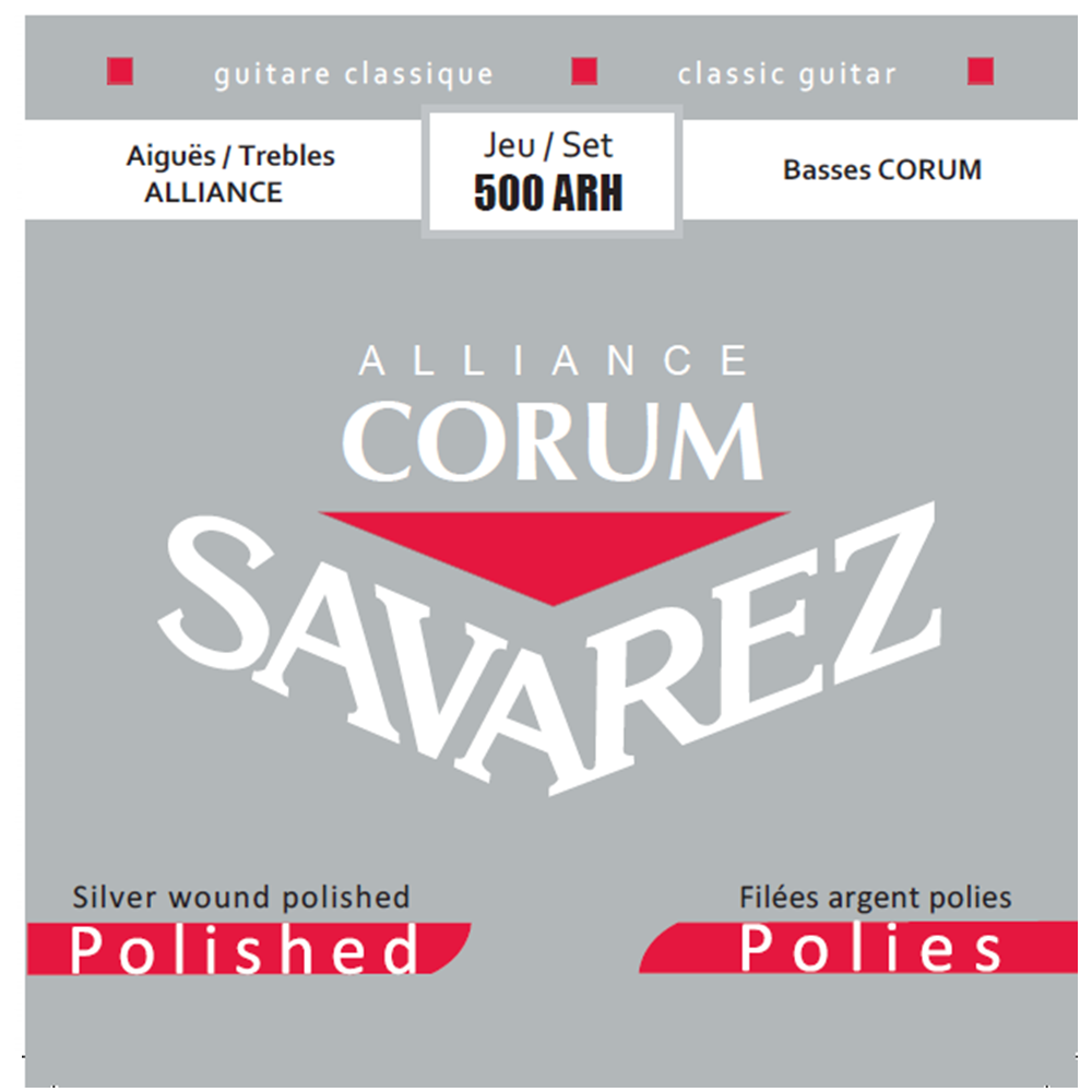 Струны для классической гитары Savarez Alliance Corum Polished 500ARH Standart Tension (114385)