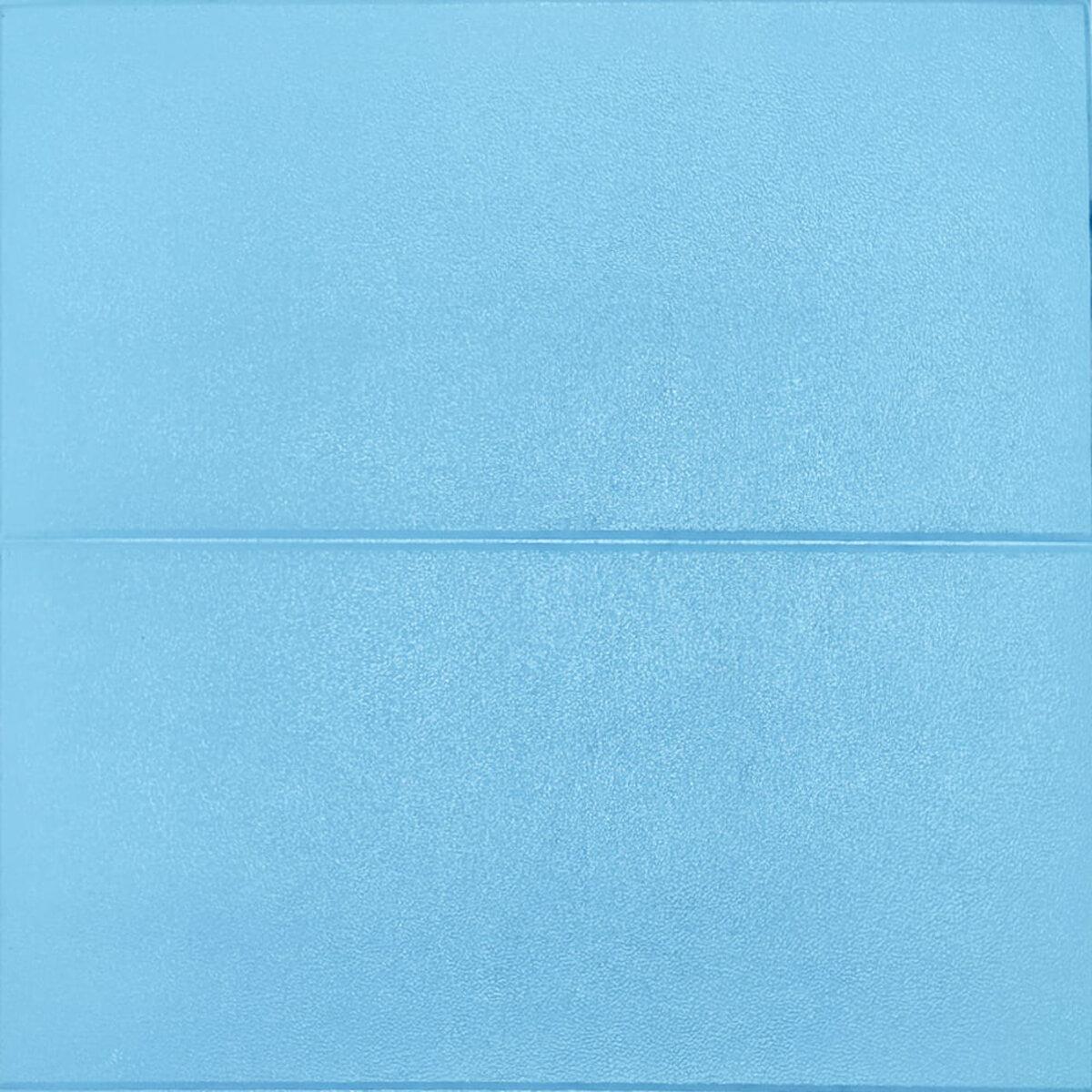 3D-панель самоклеящаяся блоки 700х600х5 мм Голубой (SW-00001465)