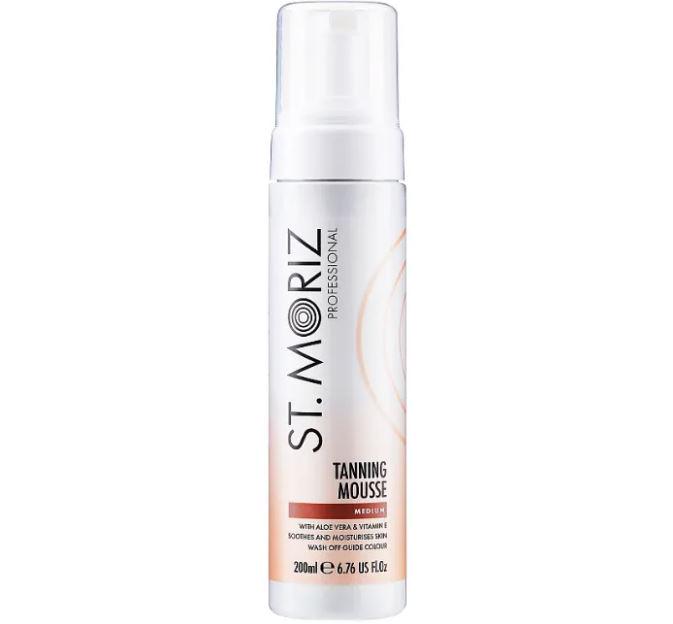 Мусс-автобронзант St. Moriz Tanning Mousse Professional Medium с алоэ вера и витамином Е 200 мл (STM0244)