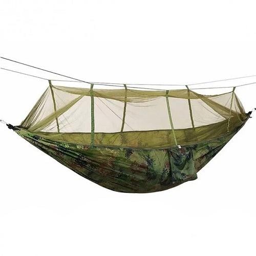 Гамак туристический Hammock Net с москитной сеткой тканевый 240x140 см