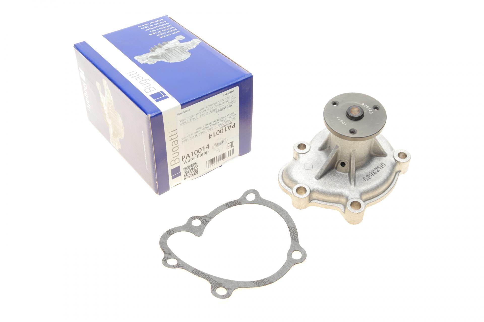 Насос воды Bugatti Opel Astra G/H/J/Combo/Corsa C/D/Zafira 1.7CDTI/DTI 00-R/B7 лопаток PA10014 (25588974)