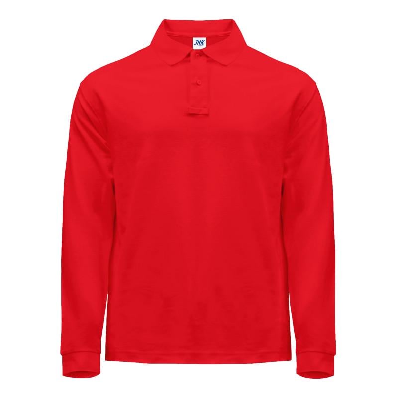 Поло JHK POLO REGULAR MAN LS S Красный (WR)