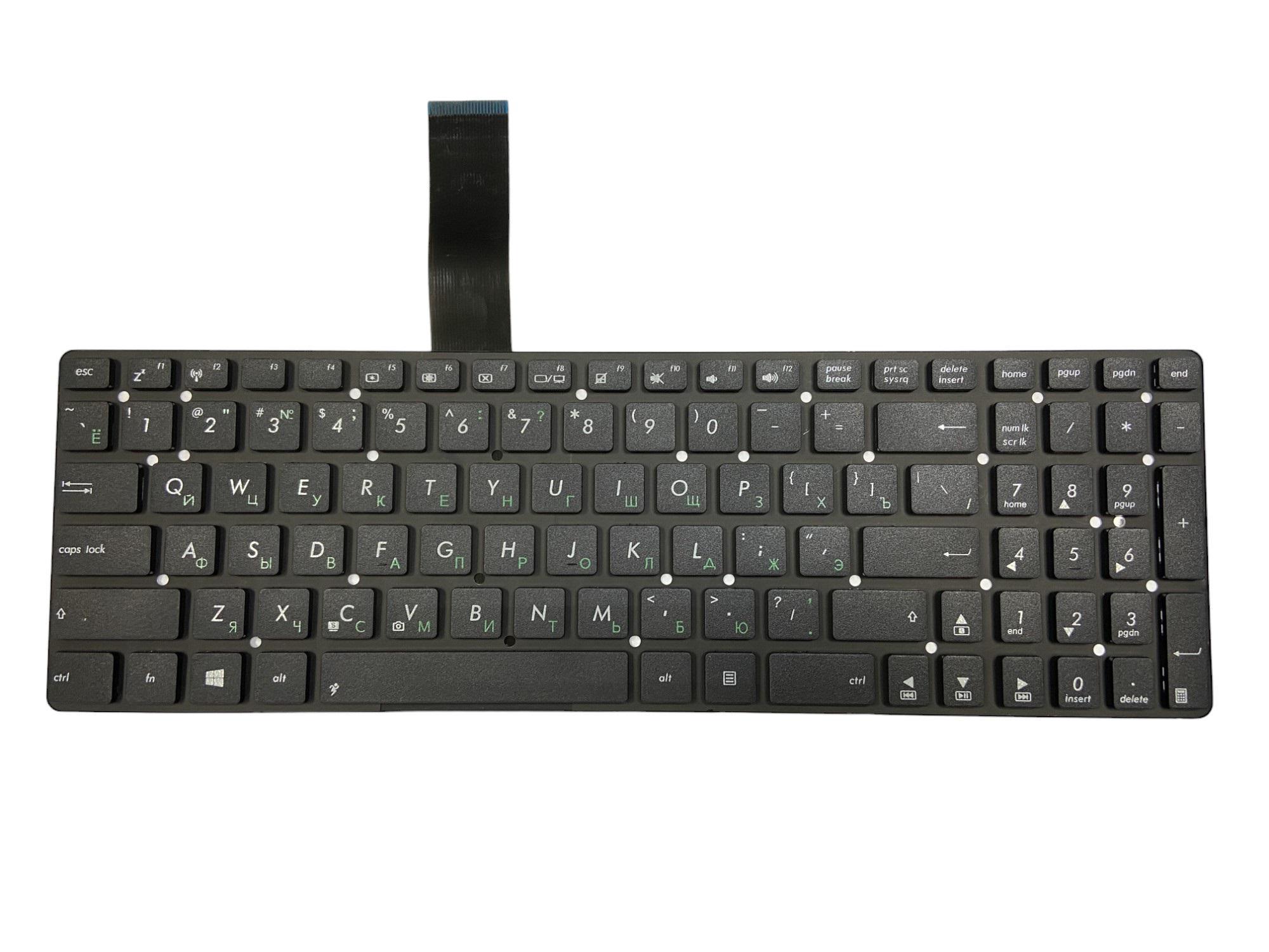 Клавиатура для ноутбука Asus K55/X501 Black (005773)