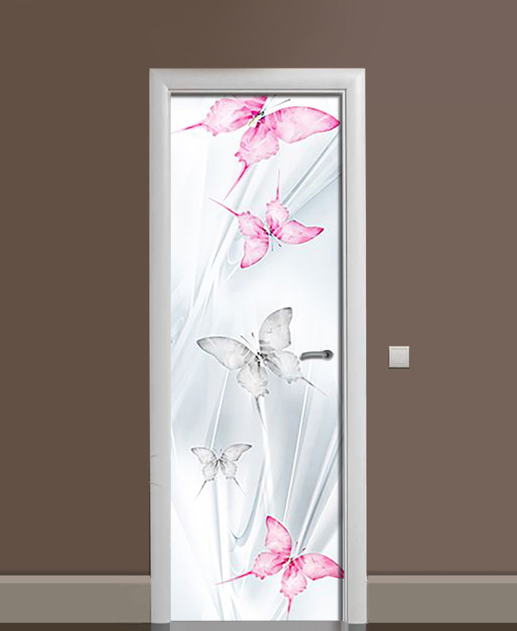 Наклейка на дверь Zatarga Ожившие лепестки 650х2000 мм (1323466991) Наклейка на дверь Zatarga Ожившие лепестки 650х2000 мм (1323466991)