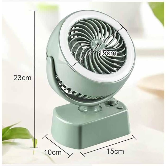 Вентилятор акумуляторний 3в1 YT-M2028 USB із зволоженням та підсвічуванням Зелений - фото 7 Вентилятор акумуляторний 3в1 YT-M2028 USB із зволоженням та підсвічуванням Зелений - фото 7