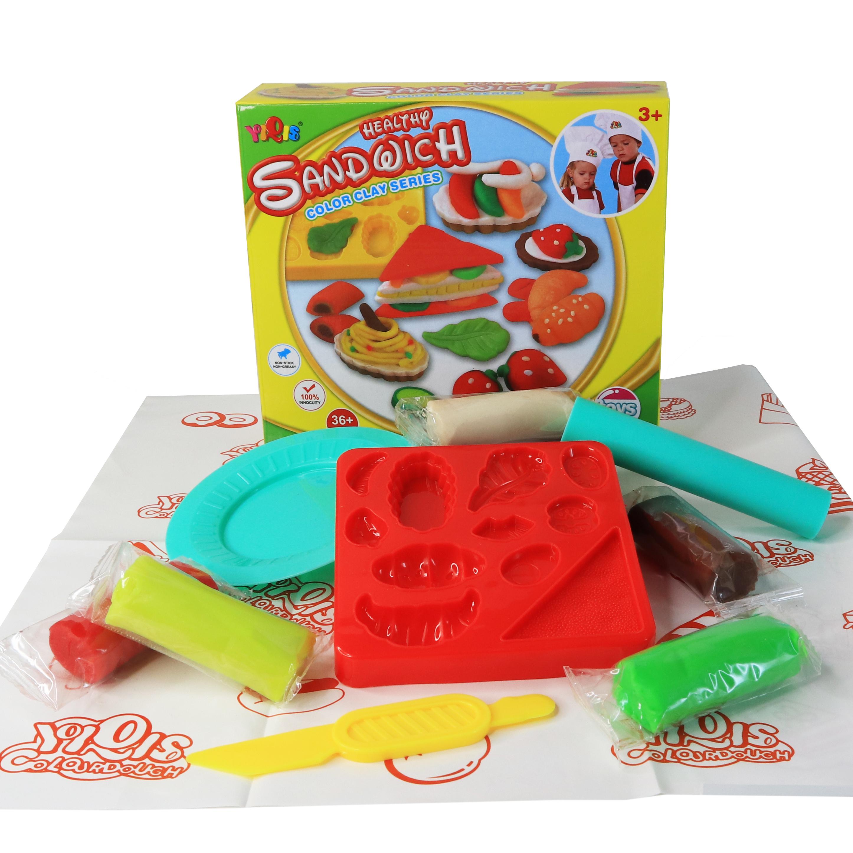 Набор пластилина для лепки ALENTO Playdough Healthy Sandwich