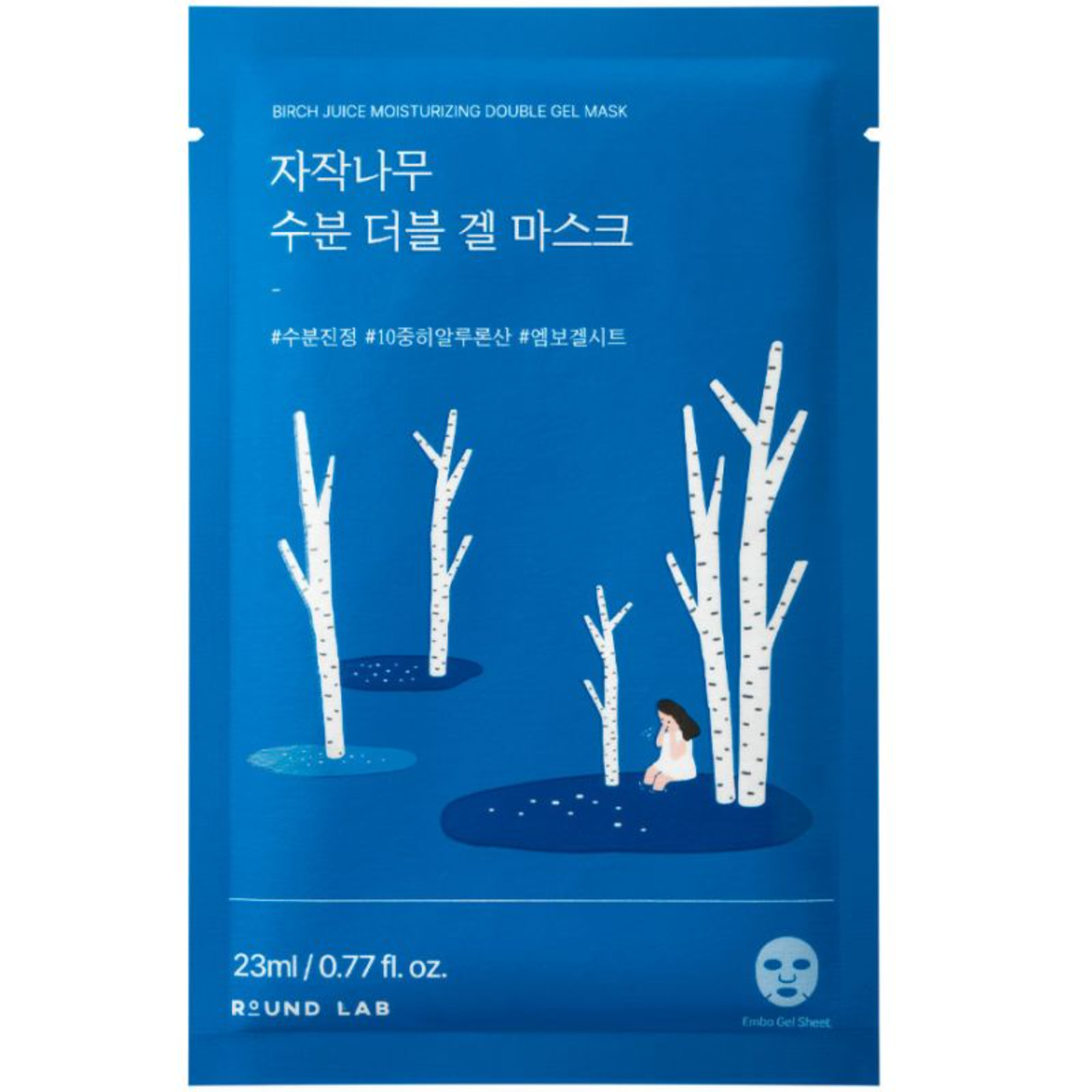 Маска гелевая увлажняющая с березовым соком ROUND LAB Birch Juice Moisturizing Gel Mask 23 мл (542380)