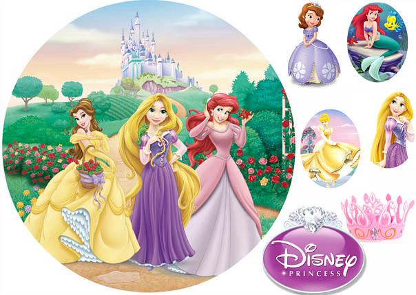 Картинка на торт вафельная Принцессы Дисней 4 (5935) Картинка на торт вафельная Принцессы Дисней 4 (5935)