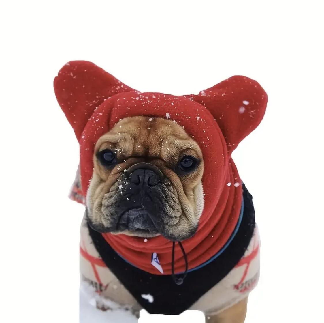 Шапка для собак зимняя BOXI M Red (546755747)