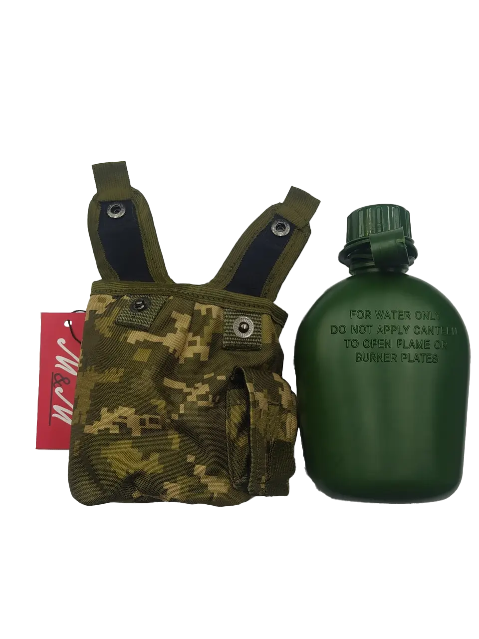 Фляга армійська М&М 870 мл Хаккі/Піксель (213260) - фото 2