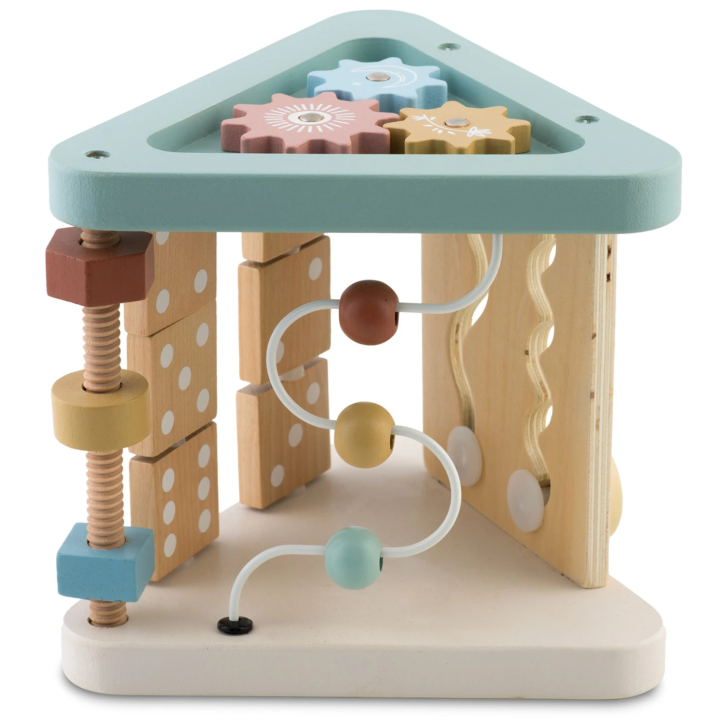 Іграшка-трикутник Дерев'яна сенсорна NK-860 Nukido (786000) Іграшка-трикутник Дерев'яна сенсорна NK-860 Nukido (786000)