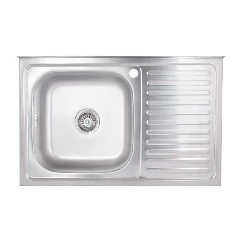 Мойка кухонная Brinex 5080-L 0,6 мм Satin (BRIN5080LSAT06) Мойка кухонная Brinex 5080-L 0,6 мм Satin (BRIN5080LSAT06)