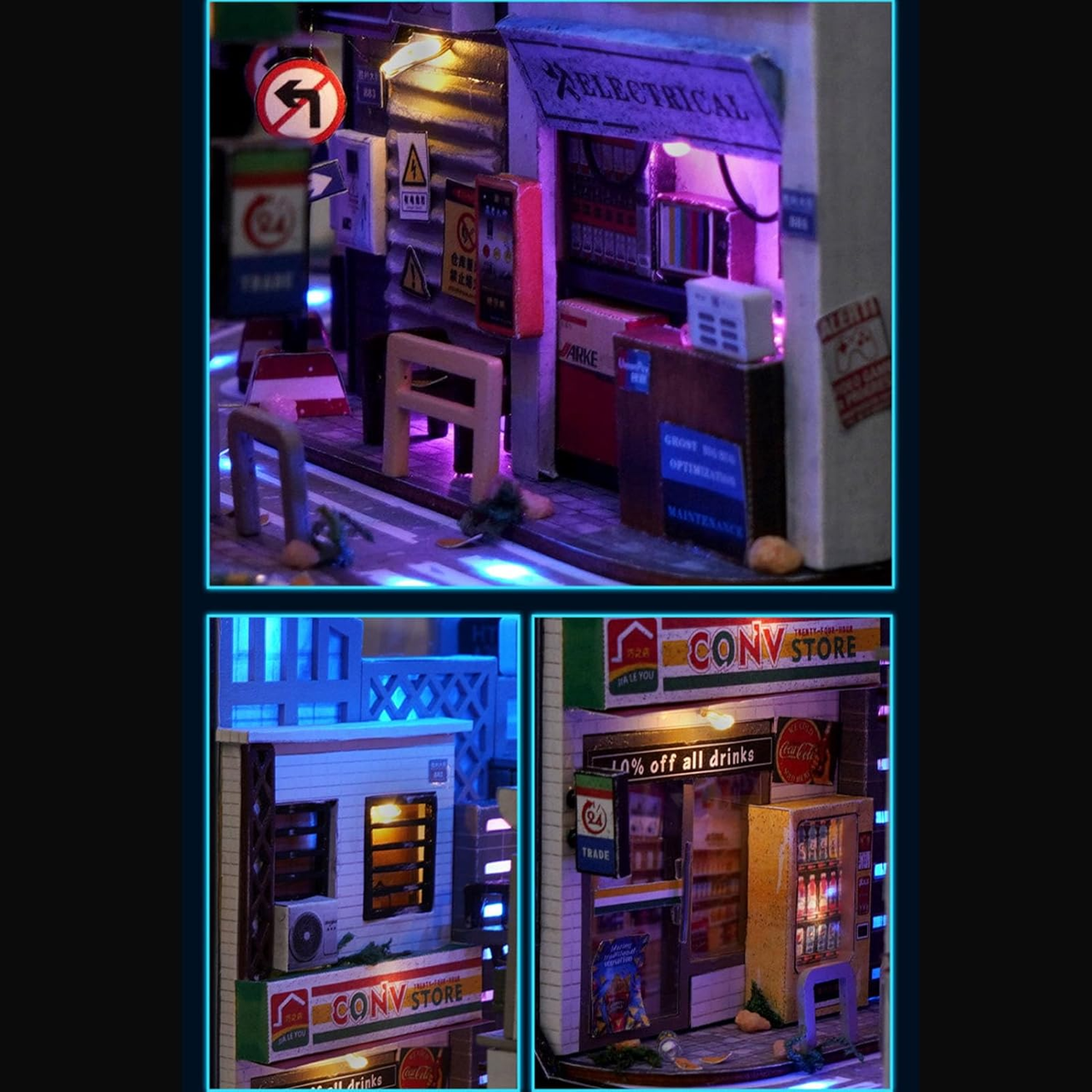 Румбокс 3D Кіберпанк з підсвічуванням (2526388916) - фото 6 Румбокс 3D Кіберпанк з підсвічуванням (2526388916) - фото 6