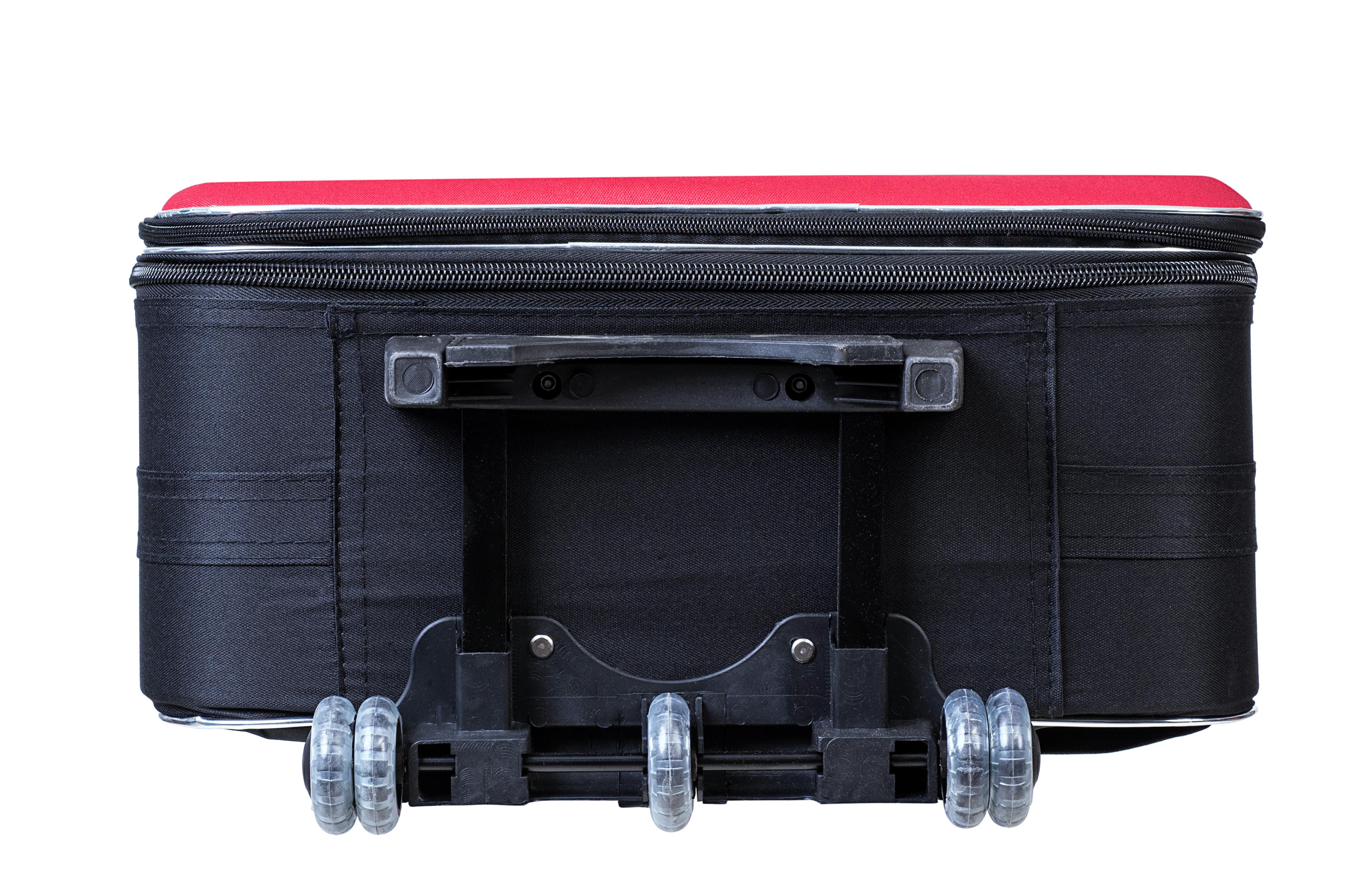 Чемодан Bonro Style средний Черно-красный (1413) - фото 5