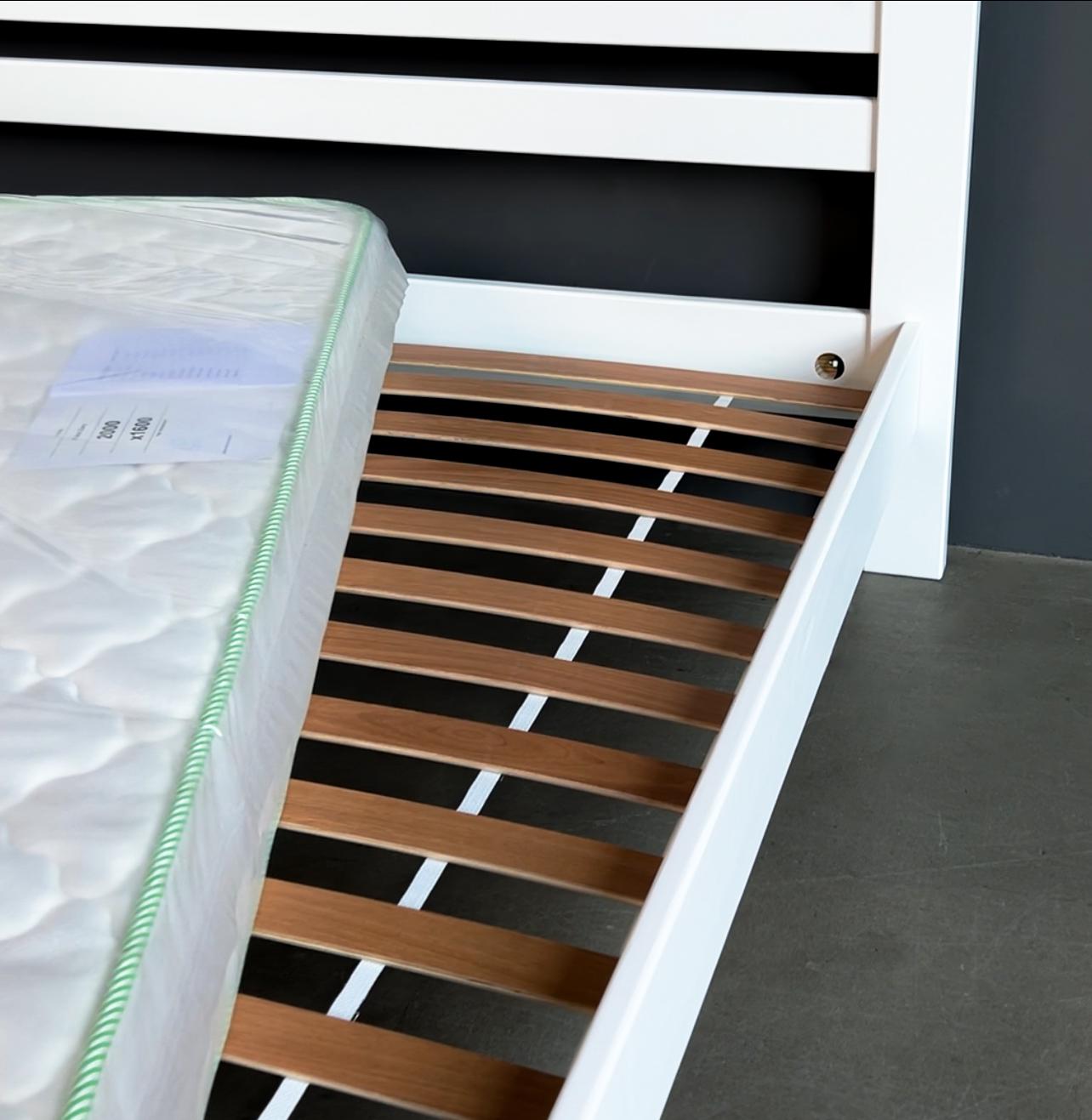 Ліжко односпальне Mebigrand Колумбія 70х190 см Білий (MBG-2703) - фото 6 Ліжко односпальне Mebigrand Колумбія 70х190 см Білий (MBG-2703) - фото 6